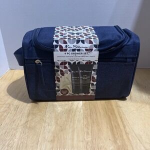 Ben Sherman 4 PC SHOWER SET TRAVEL STORAGE BAG BRAND-NEW‎ sealed